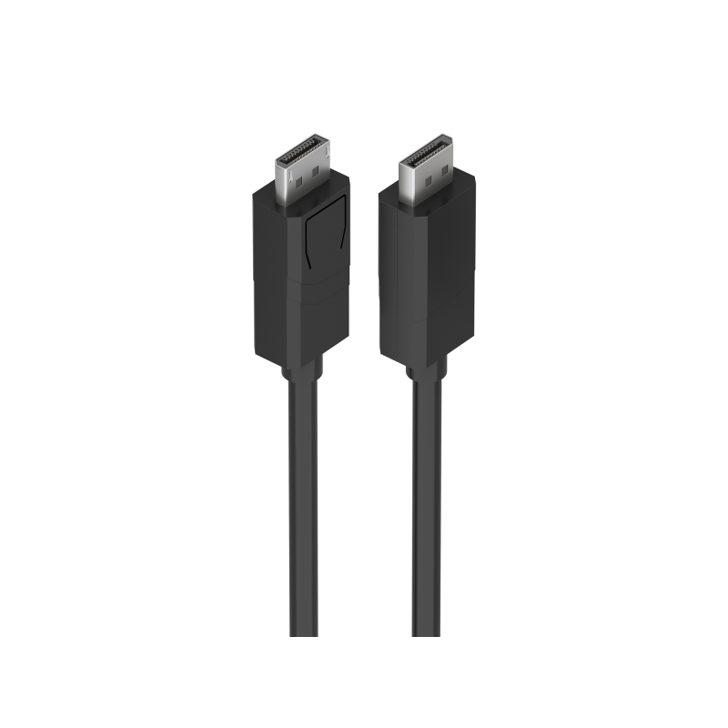 Câble Aisens DisplayPort 1.4 mâle - 8K à 60 Hz - Longueur 0,6 m - Technologie MST - Conducteur CCS - Noir