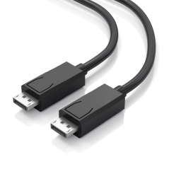 Câble Aisens DisplayPort 1.4 mâle - 8K à 60 Hz - Longueur 0,6 m - Technologie MST - Conducteur CCS - Noir