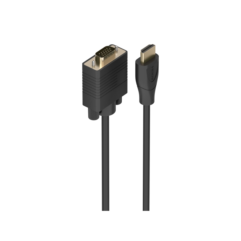 Câble convertisseur Aisens HDMI vers SVGA - Longueur : 1,5 m - Connecteur HDMI mâle - Connecteur HDB15 mâle - Résolutions