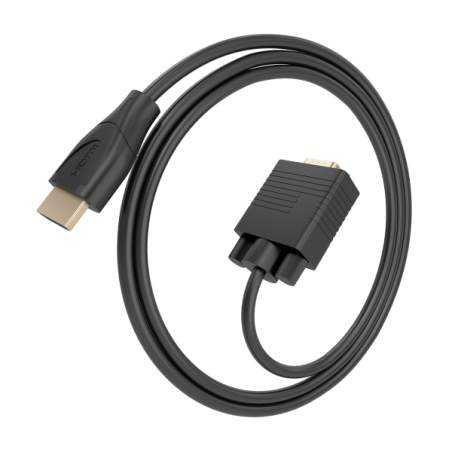 Câble convertisseur Aisens HDMI vers SVGA - Longueur : 1,5 m - Connecteur HDMI mâle - Connecteur HDB15 mâle - Résolutions