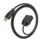 Câble convertisseur Aisens HDMI vers SVGA - Longueur : 1,5 m - Connecteur HDMI mâle - Connecteur HDB15 mâle - Résolutions