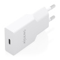 Chargeur mural Aisens - 25 W - GaN - 1 port USB-C - Power Delivery 3.0 - Ultra-fin - Protections multiples - Blanc