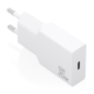 Chargeur mural Aisens - 20 W - GaN - 1 port USB-C - Power Delivery 3.0 - Ultra-fin - Protections multiples - Blanc