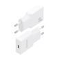 Chargeur mural Aisens - 20 W - GaN - 1 port USB-C - Power Delivery 3.0 - Ultra-fin - Protections multiples - Blanc