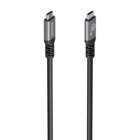 Câble USB-C mâle Aisens - Puissance maximale : 60 W - Longueur : 7 m - Vitesse de transfert : jusqu’à 5 Gbit/s - Résolution :