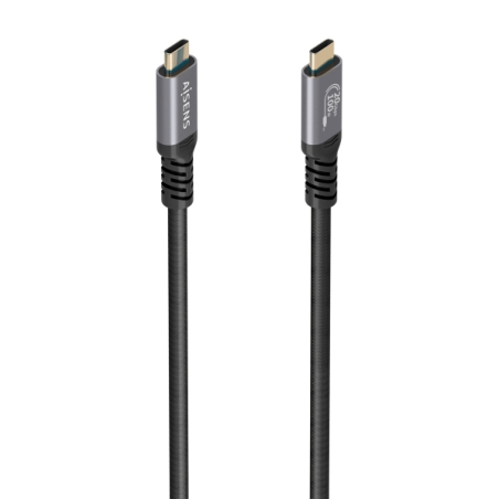 Câble USB-C mâle Aisens - Puissance maximale : 100 W - Longueur : 3 m - Vitesse de transfert : jusqu’à 20 Gbit/s - Résolution :