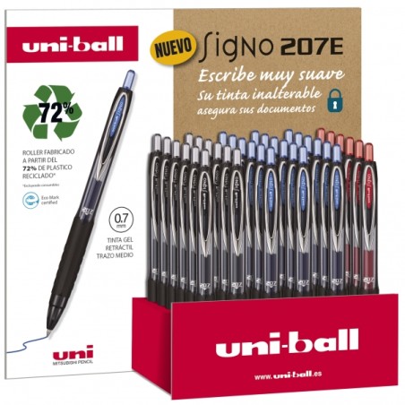 Stylos gel Uniball 207E emballés