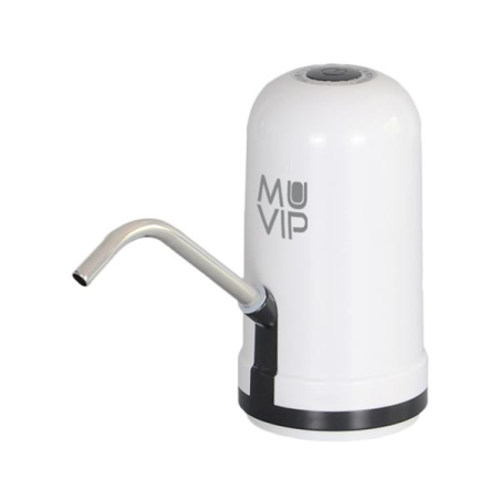 Distributeur d'eau portable Muvip MV0636 - Adaptateurs pour bouteilles jusqu'à 20 litres - Batterie rechargeable - Compact