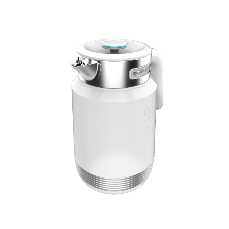 Bouilloire électrique Cecotec ThermoSense 600 Touch blanche - 2200 W - Capacité 1,7 L - Commandes tactiles - Température