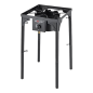 Cuisinière à gaz haute puissance Muvip MV0633 - Brûleur en fonte - Puissance 4,6 kW - Structure renforcée - Clé de réglage du
