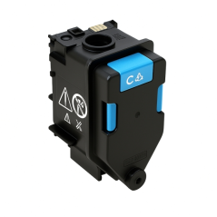 Cartouche toner cyan plastique noire