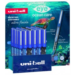 Stylos bleus Uni-ball Ocean Care