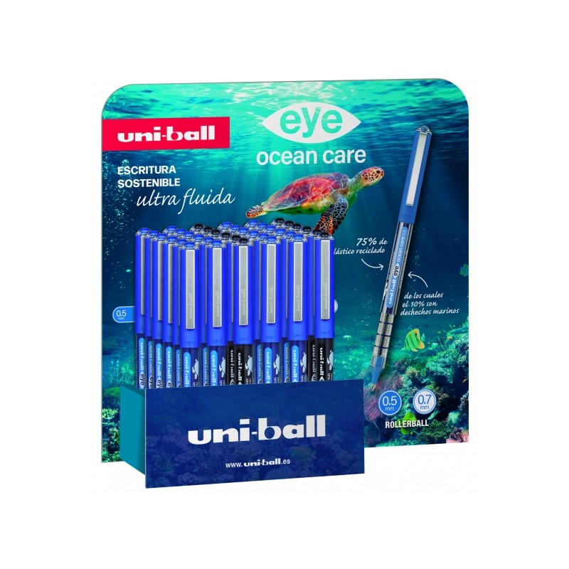 Stylos roller Uni-ball Eye Ocean Care 0,5 mm x36 Stylos roller Uni-ball Eye Ocean Care 0,5 mm x36