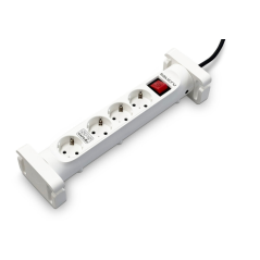 Multiprise Salicru SPS SAFE 4S, protections électriques actives de dernière génération - 4 prises Schuko - Blanche