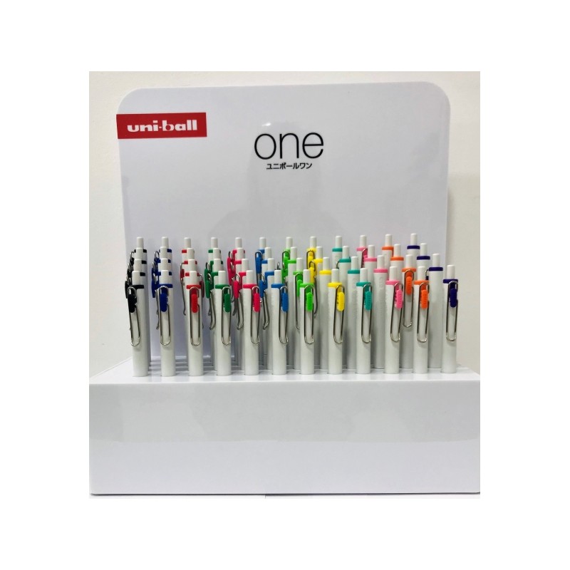 Stylo bille Uni-ball UMN-S-07 0,7 mm lot de 48 présentoir