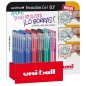Roller gel effaçable 0,7 mm Uni-ball x36 présentoir Roller gel effaçable 0,7 mm Uni-ball x36 présentoir