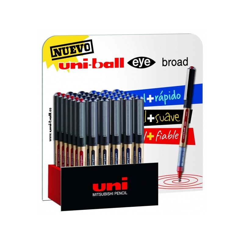 Stylos encre liquide Uni-ball Eye Wide 1mm lot de 36 Stylos encre liquide Uni-ball Eye Wide 1mm lot de 36