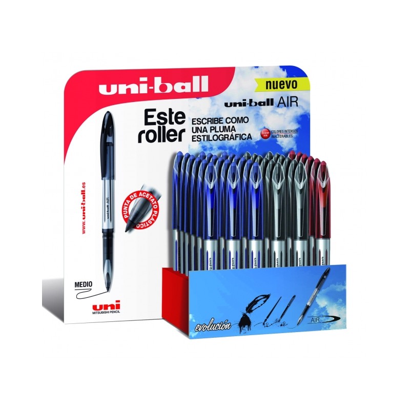 Roller Uni-ball AIR 0,7 mm lot de 36 encre pigmentée