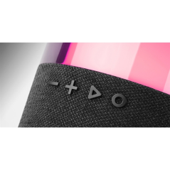Enceinte Bluetooth Mars Gaming MS-FLOW 15 W - Éclairage RGB 360° - Batterie 2000 mAh - Compacte - Portée jusqu'à 10 m - Noire