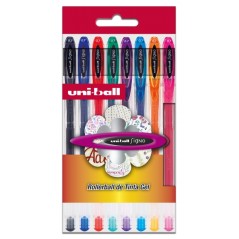 Stylos gel Uniball 8 couleurs