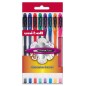 Stylos gel Uni-ball UM-120 0,7 mm étui 8 couleurs Stylos gel Uni-ball UM-120 0,7 mm étui 8 couleurs