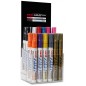 LOT de 30 Uni-ball PX-20/30P Présentoir de 30 marqueurs peinture - Pointe ogive en acrylique 2,2-2,8 mm - Permanent sur toutes