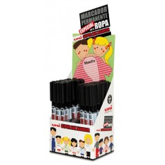 ✅ LOT de 36 Uni-ball PNA-125 Présentoir de 36 Marqueurs Textile - Pointe Acrylique 0,9 mm - Encre Pigmentée à en stock