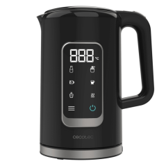 Bouilloire électrique Cecotec Thermosense 500 Touch 1,7 L - Puissance 2200 W - Base pivotante à 360° - Affichage numérique
