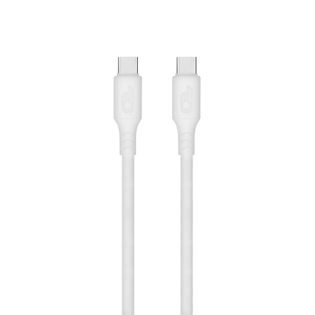 Câble USB-C mâle vers USB-C mâle en silicone Blackbyte - Jusqu'à 100 W - 1 mètre - 480 Mbit/s - Compatible avec la charge