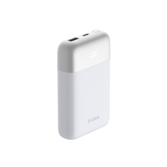 Batterie externe D-Link DPP-101 10 000 mAh - 18 W PD 3.0 - QC 3.0 - Blanche