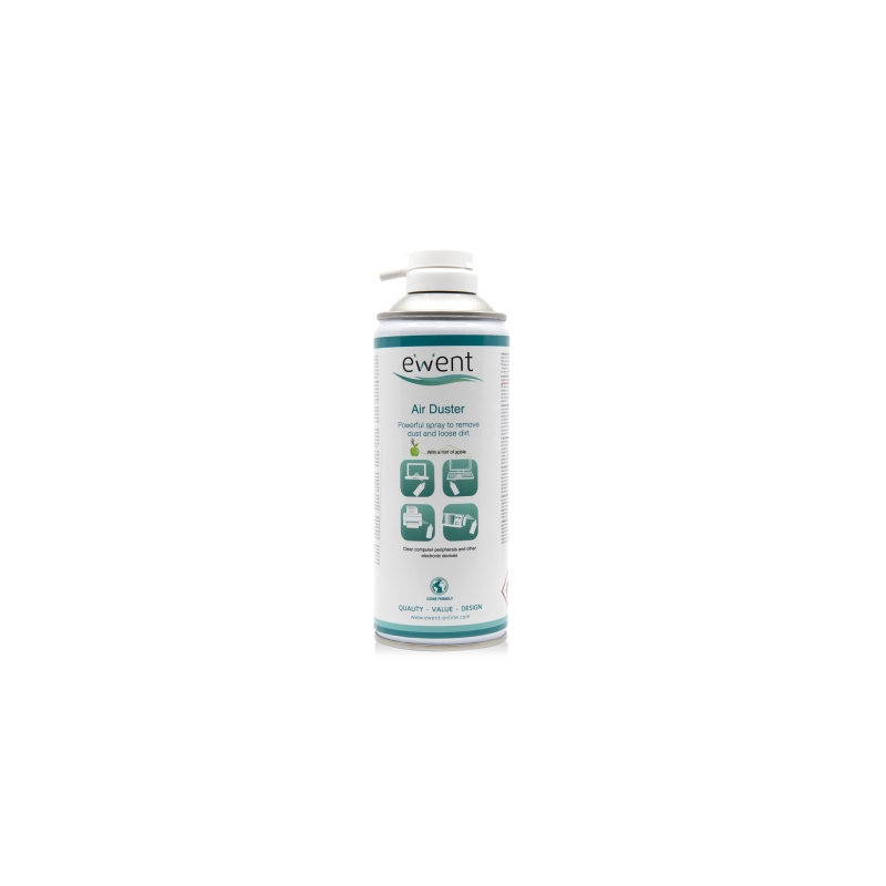 Spray à air comprimé Ewent - Parfum pomme - Applicateur pour zones difficiles - Couleur transparente
