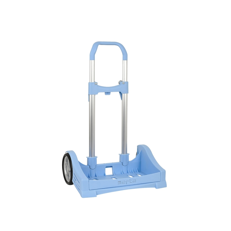 Valise à roulettes Safta Evolution - Fixation universelle - Roues anti-vibrations de 14 cm - Aluminium/PP - 40 x 85 x 28 cm