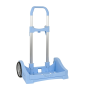 Valise à roulettes Safta Evolution - Fixation universelle - Roues anti-vibrations de 14 cm - Aluminium/PP - 40 x 85 x 28 cm