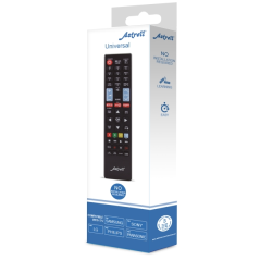 Télécommande universelle 5 en 1 Metronic pour téléviseur - Noir