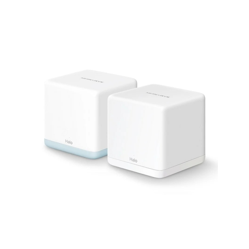 Système Wi-Fi 5 Mesh double bande Mercusys H32G AC1200 - 2 unités Halo - Couverture jusqu'à 260 m² - Blanc