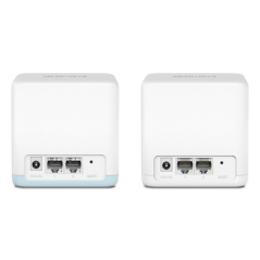 Système Wi-Fi 5 Mesh double bande Mercusys H32G AC1200 - 2 unités Halo - Couverture jusqu'à 260 m² - Blanc