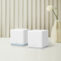 Système Wi-Fi 5 Mesh double bande Mercusys H32G AC1200 - 2 unités Halo - Couverture jusqu'à 260 m² - Blanc