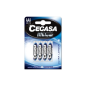 Pack de 4 piles lithium Cegasa AAA LR03 1,5 V