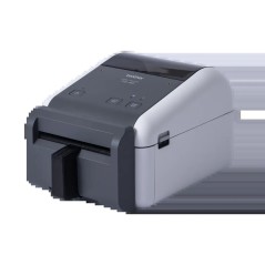 Brother TD-4420DNFC Imprimante d'étiquettes thermique USB, LAN - Résolution 203 dpi - Prend en charge les rouleaux continus