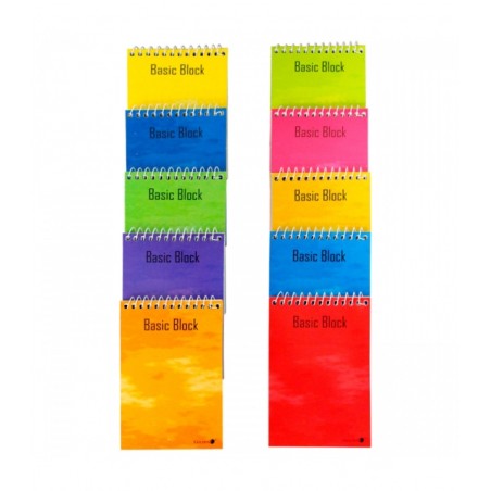 ✅ LOT de 10 Carnet à Spirale Golden Superior 12º Paysage 80 Feuilles Grille 60gr - Couverture Plastifiée - Ma en stock