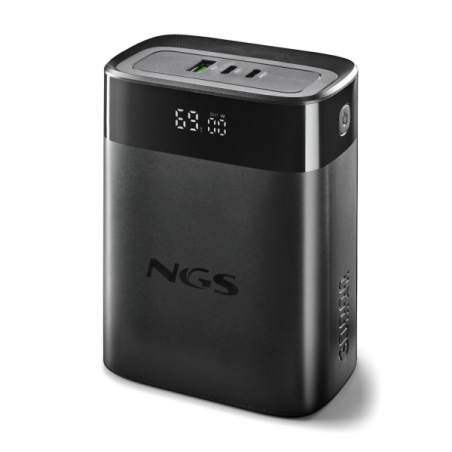 Batterie externe NGS TWIX30 26 800 mAh 140 W PD et QC - USB-A, USB-C - Noir
