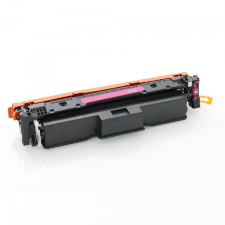 cartouche toner magenta étiquette rose