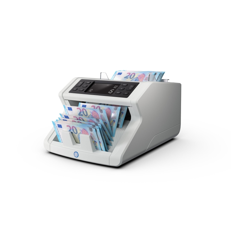 Compteuse de billets Safescan 2210 (G2) - Compte 1 000 billets par minute - Fonctions automatisées - Vérifie les billets