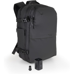Sac à dos de voyage Tooq 55L - Dos et bretelles rembourrés - Compression sous vide - Pompe à air et accessoires inclus