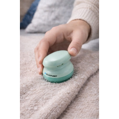 Brosse anti-peluches électrique Blaupunkt - Batterie 600 mAh - Câble de chargement USB 1 m - Bac à poussière amovible
