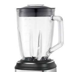 Blender Muvip 1800W 1,5L - 2 vitesses - Fonction Pulse - Corps en acier inoxydable - Lames dentelées revêtues de titane