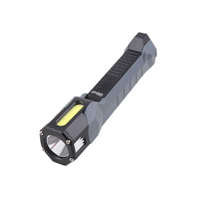 Lampe de travail LED Elbat EB0566 1000 lm - Tête pivotante à 90° - Batterie 2000 mAh - Noire