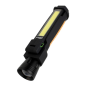 Lampe torche LED Elbat - Lampe de travail 800 lm - Lampe de travail 750 lm - Fonction batterie externe - Résistante aux chocs