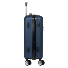Valise cabine trolley Safta Travel 20" - Matériaux ABS et PC résistants - Fermeture verrouillable - Intérieur doublé avec