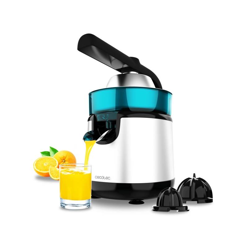 Extracteur de jus électrique manuel Cecotec EssentialVita Hyden 120 en acier inoxydable - Puissance : 120 W - Capacité : 250 ml